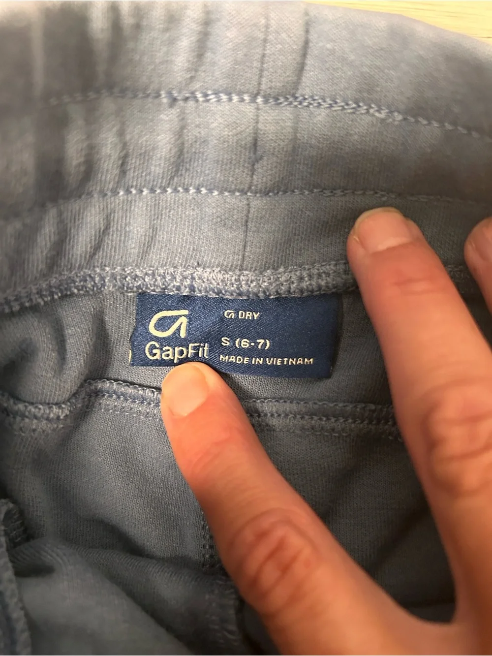 GAP Boys Two-Pack Jogger Pants in Light Blue and Navy